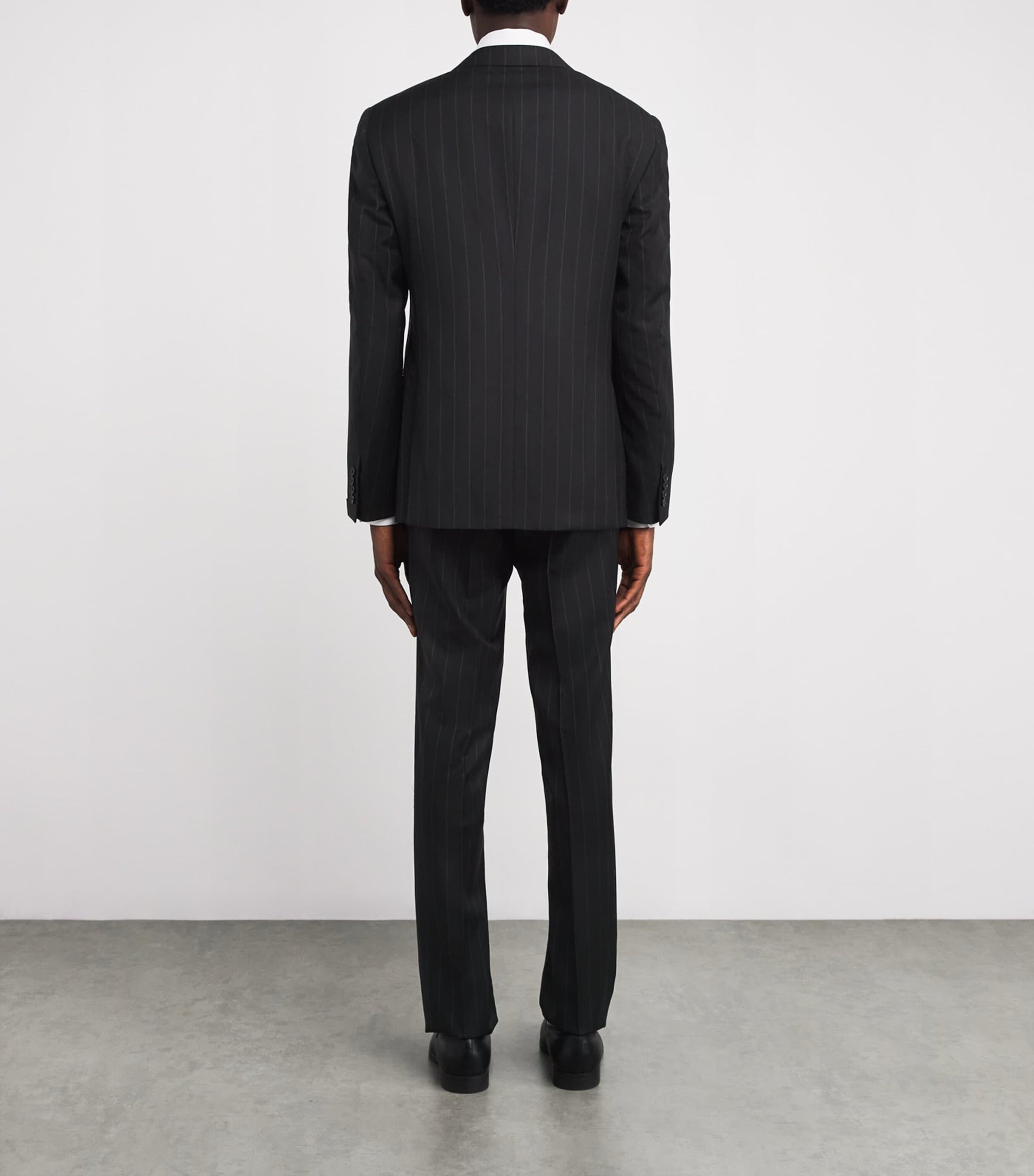 Virgin Wool Pinstripe 2-Piece Suit