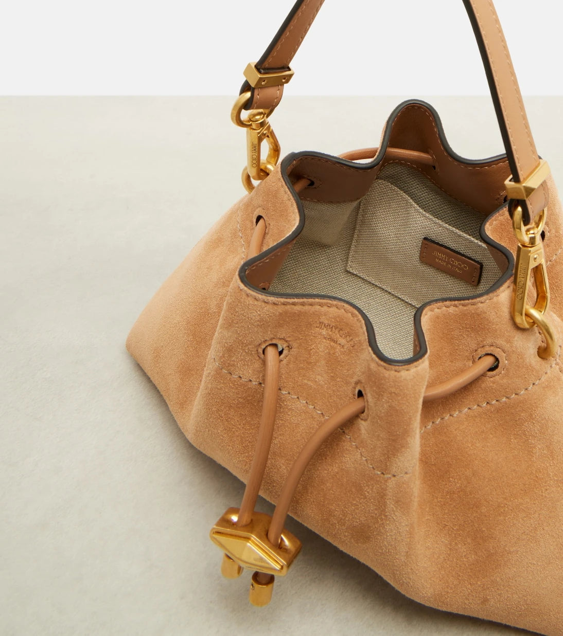 Jimmy Choo - Cinch Küçük süet çanta