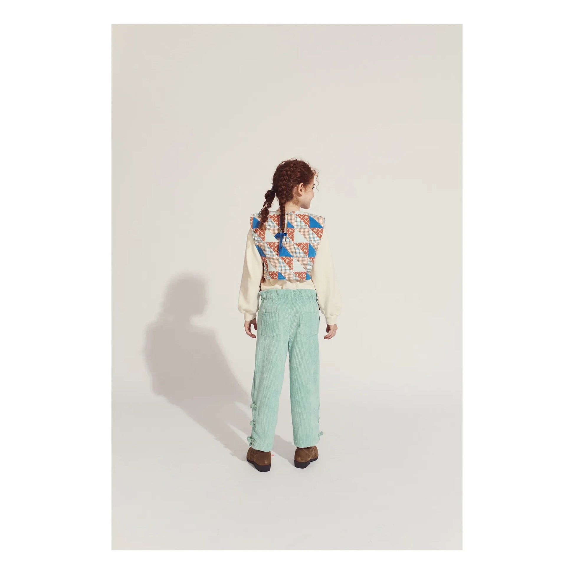 Gingersnaps - Arielle Ruffle Pants | Green water