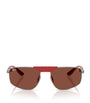Ray-Ban x Scuderia Ferrari RB3776M Irregular Sunglasses
