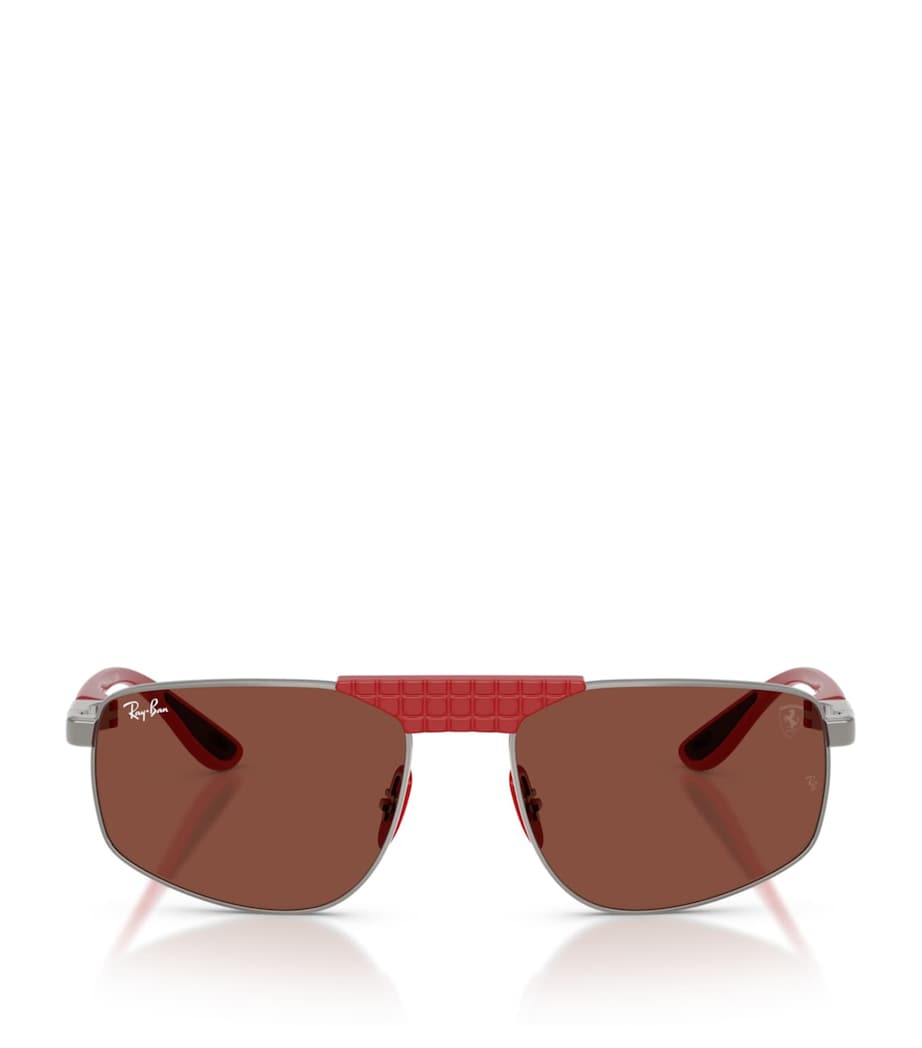 Ray-Ban x Scuderia Ferrari RB3776M Irregular Sunglasses