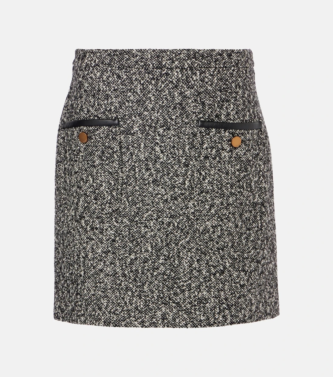 Max Mara - Cosa wool-blend tweed miniskirt
