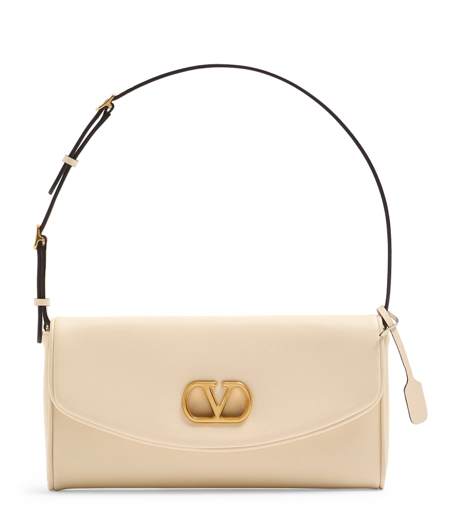 Valentino Garavani Leather Vain Soft Shoulder Bag