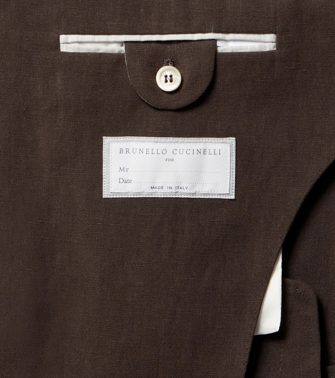 Brunello Cucinelli - Double-breasted linen suit