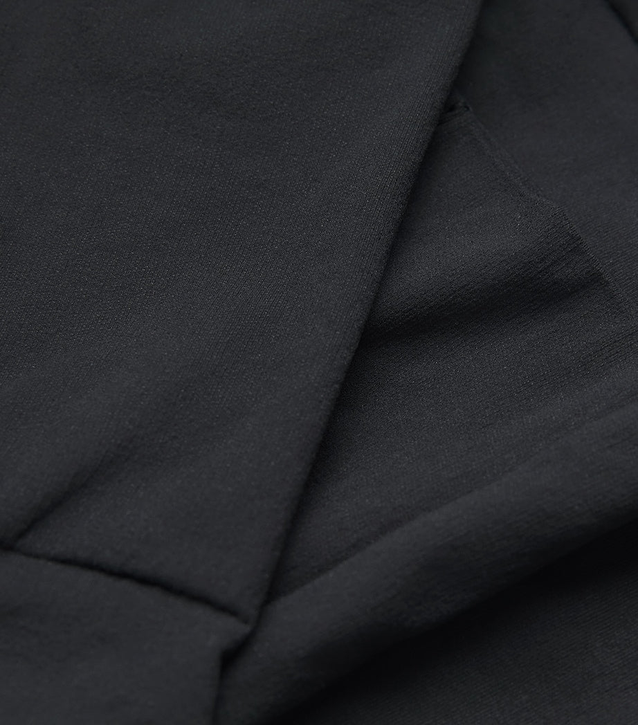 Skims Black Seamless Sculpt Mid-Thigh Shorts