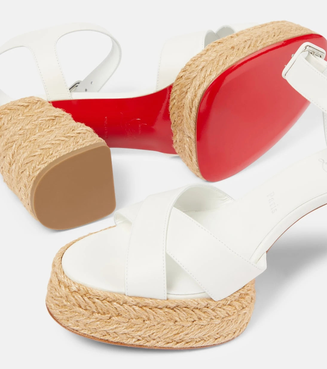 Christian Louboutin - حذاء كالاكالا 70 إسبادريل جلدي