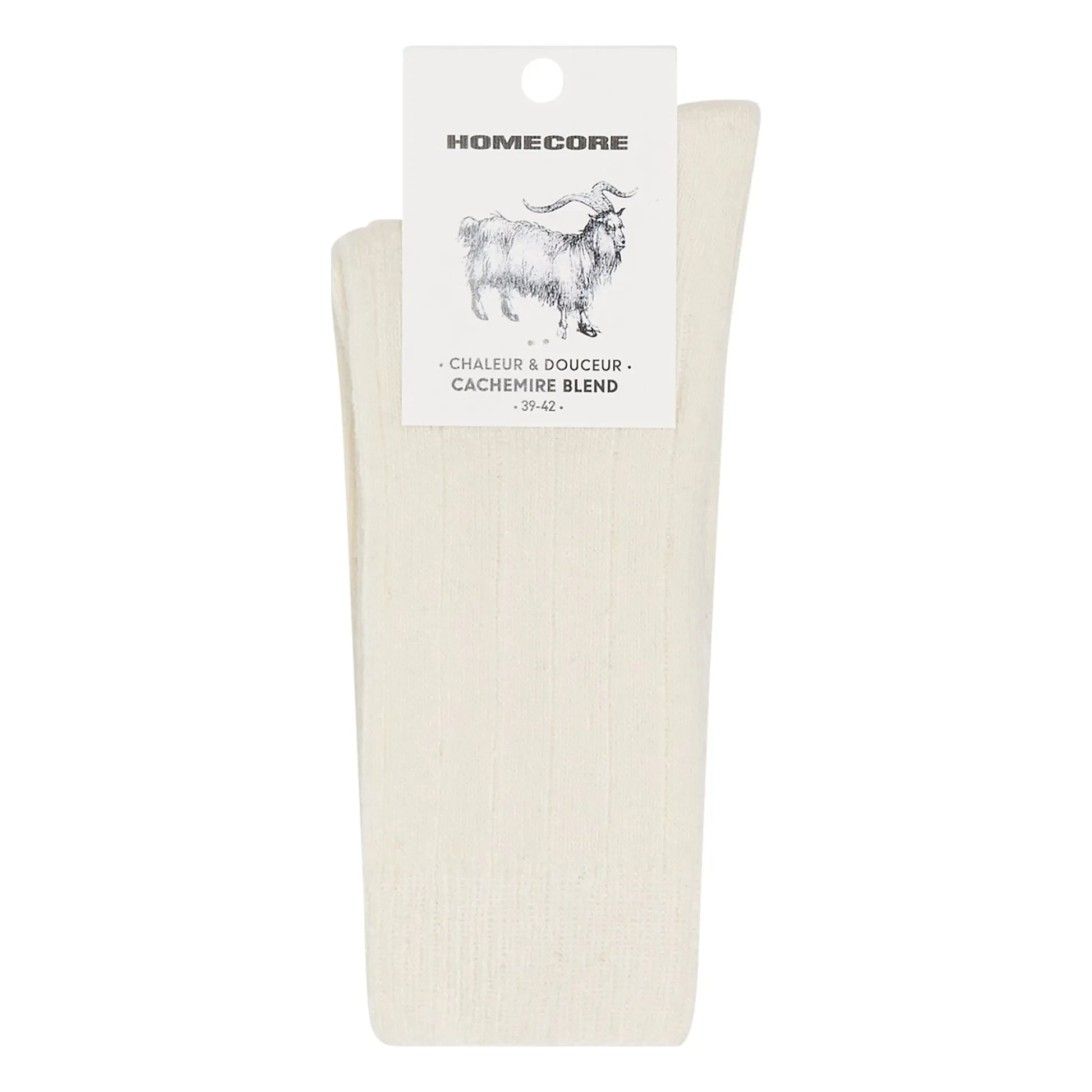 Homecore - Cashmere socks | Cream