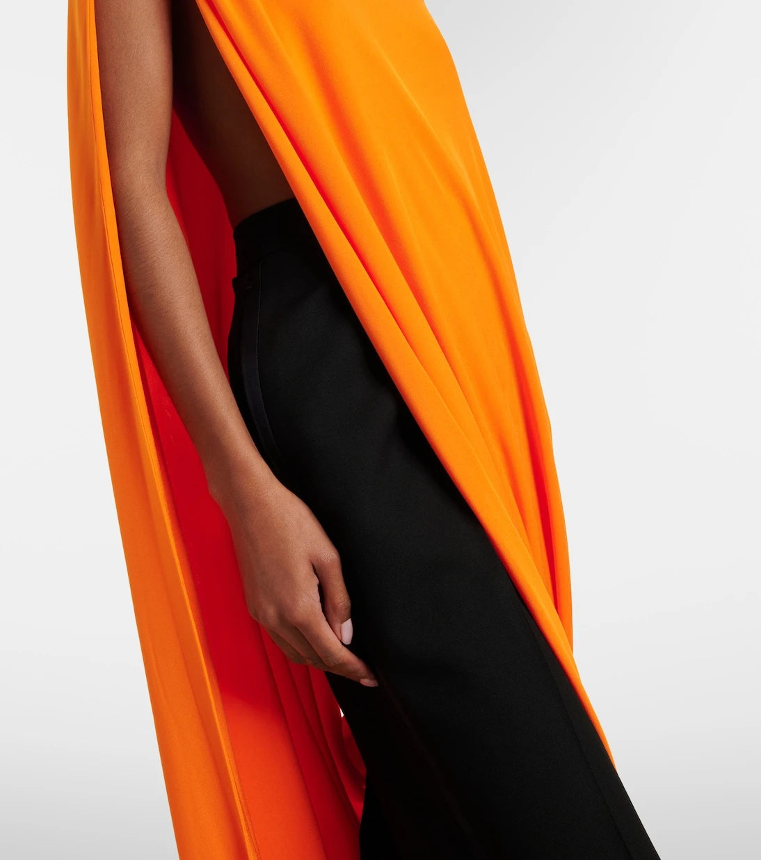 Tom Ford - Asymmetric draped crêpe jersey top