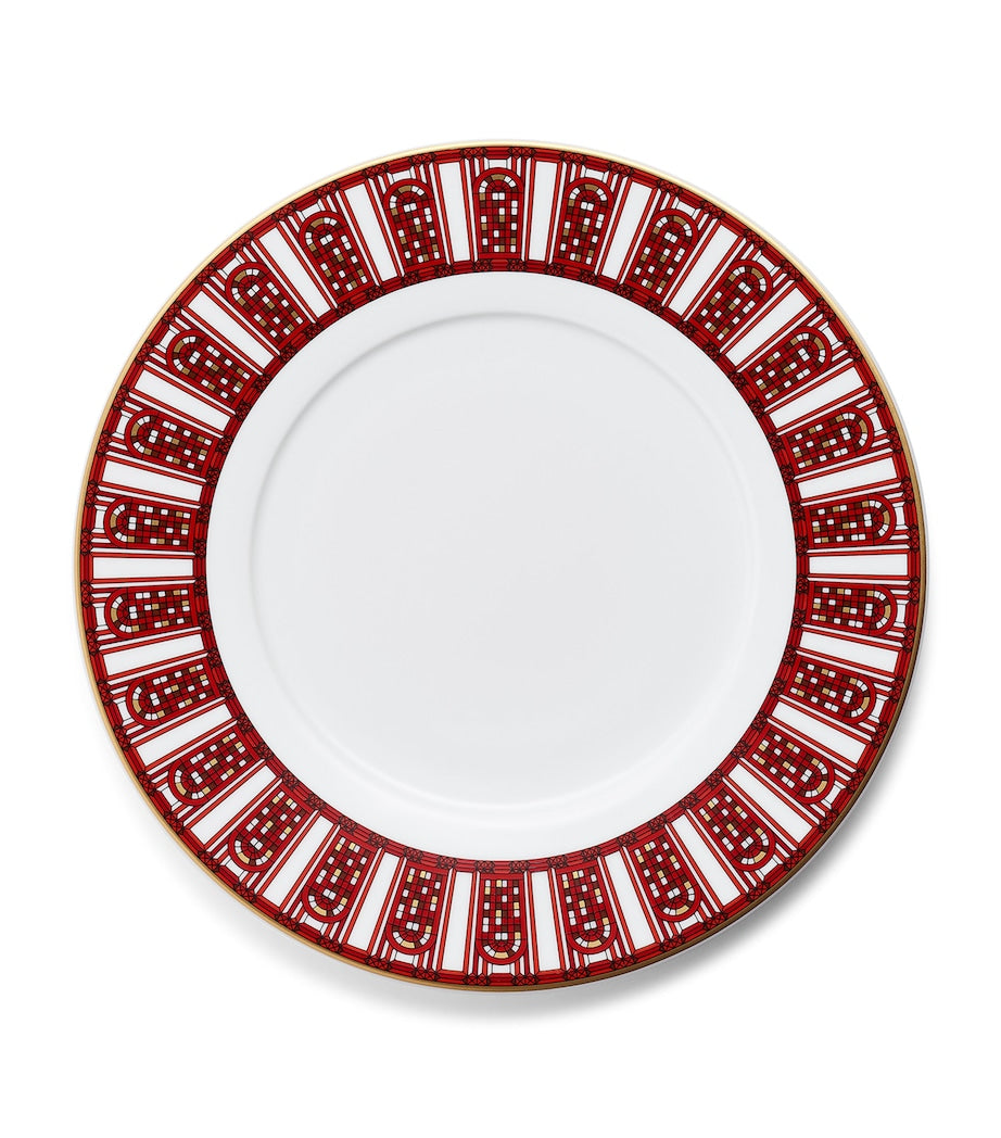 Set of 2 Arcadia Red Dessert Plates (21cm)