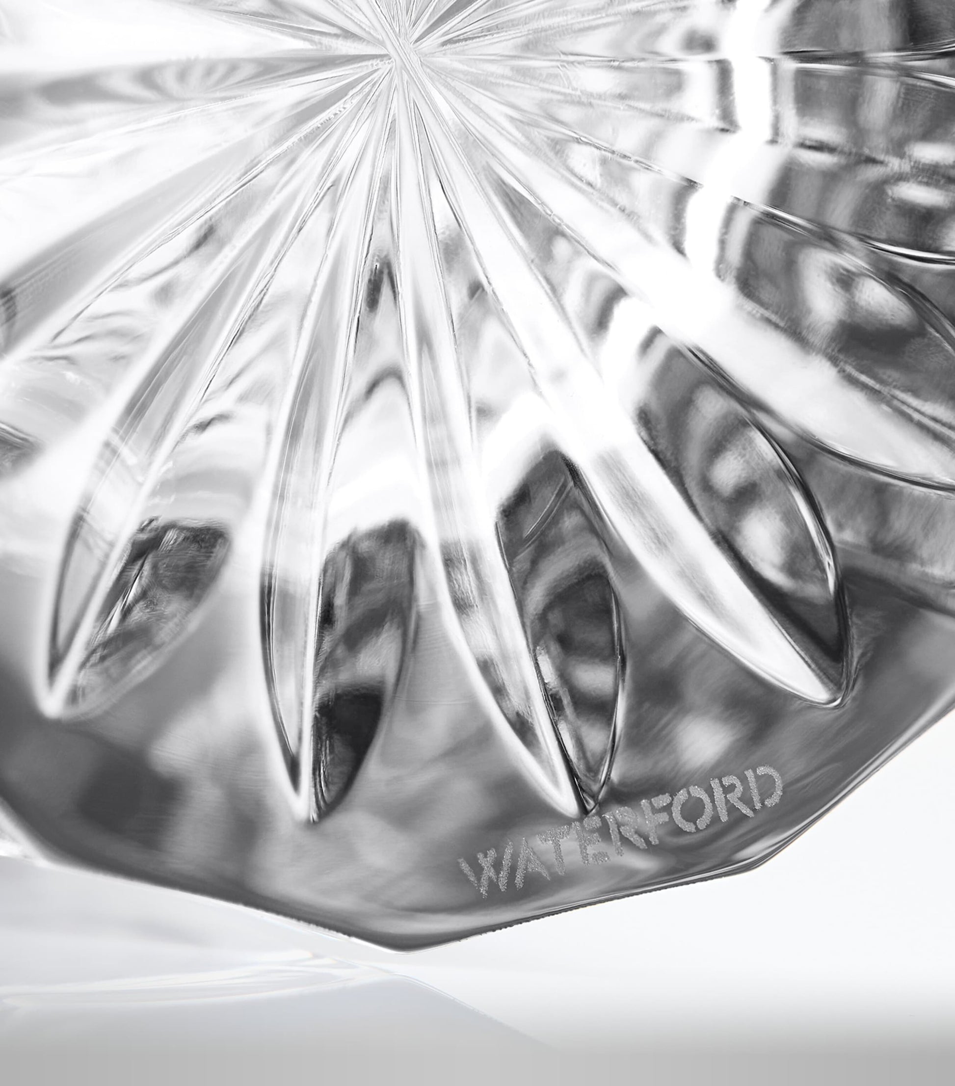 Crystal Lismore Red Vase (25cm)