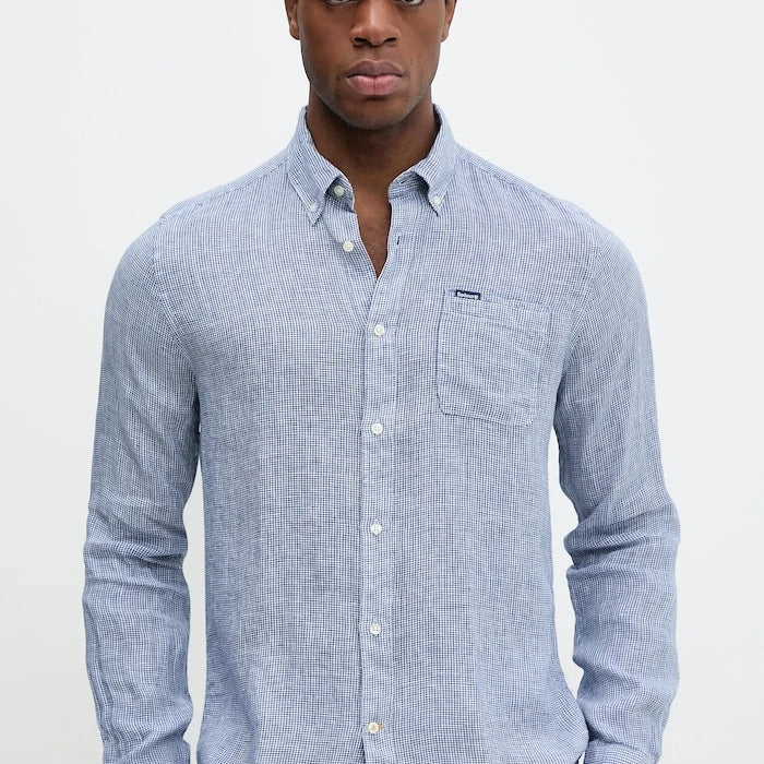 Ленена риза Barbour Linton Tailored Shirt