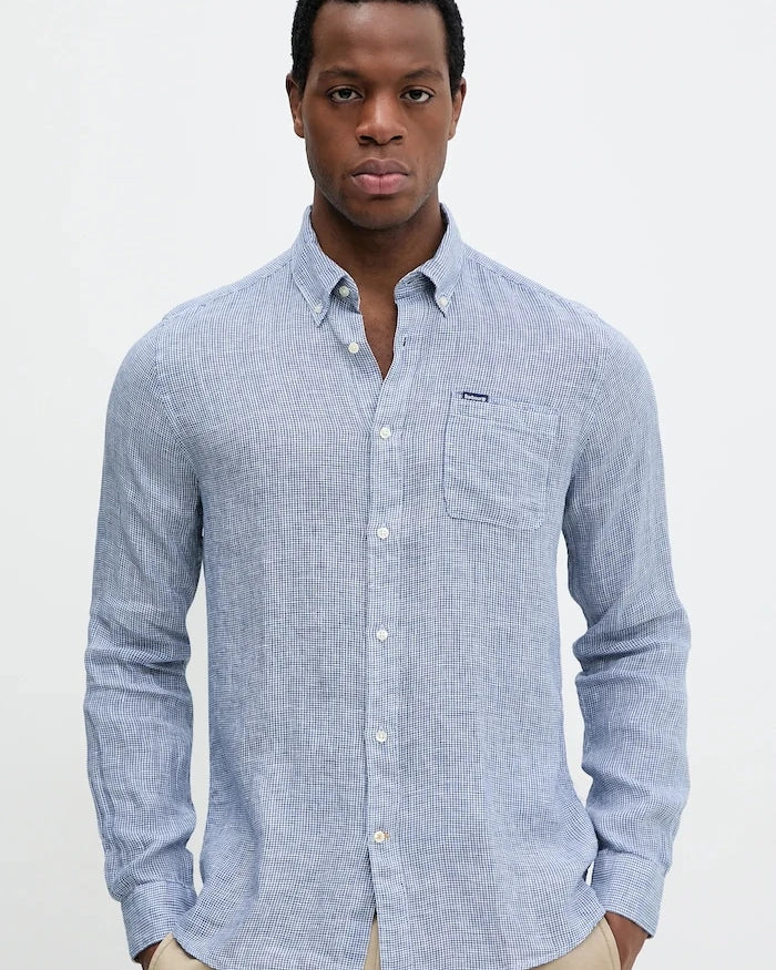 Barbour Linton Tailored Keten Gömlek