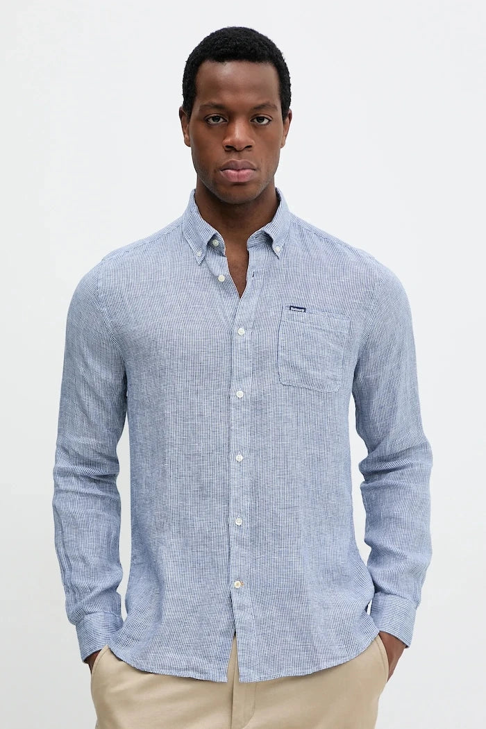 Ленена риза Barbour Linton Tailored Shirt
