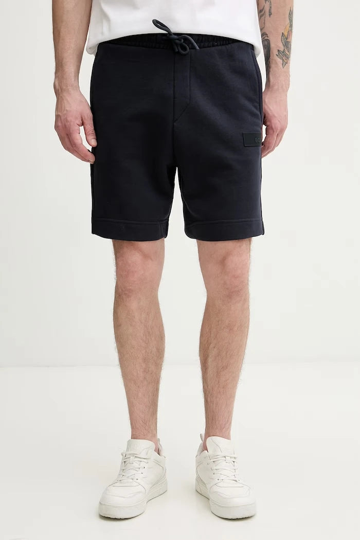 BOSS Green erkek pamuklu eşofman şortu JT_Shorts