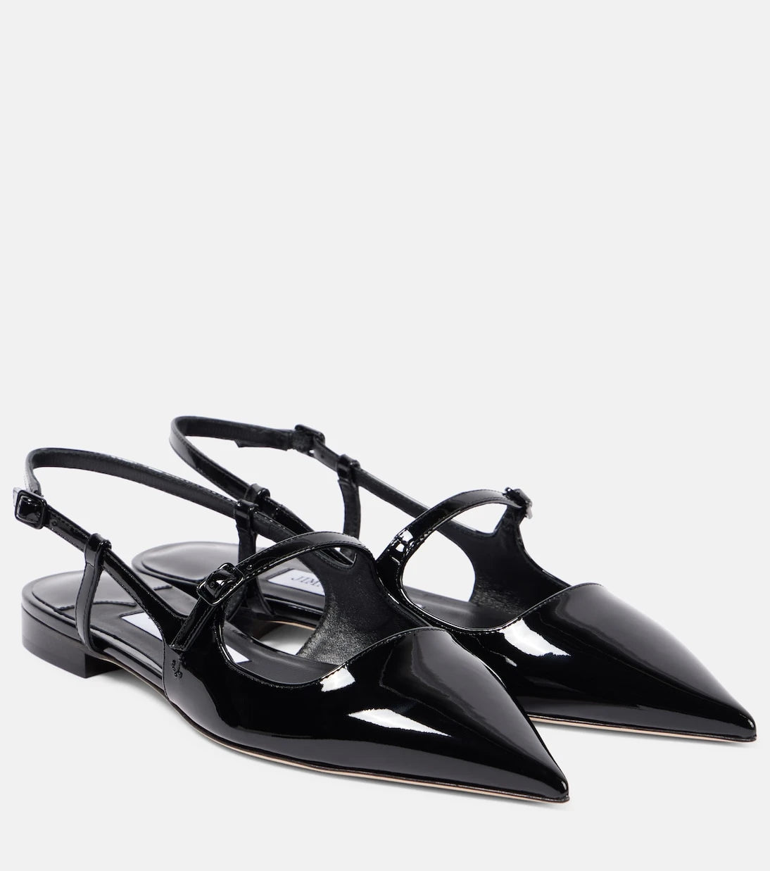 Jimmy Choo - Didi patent leather Mary Jane flats