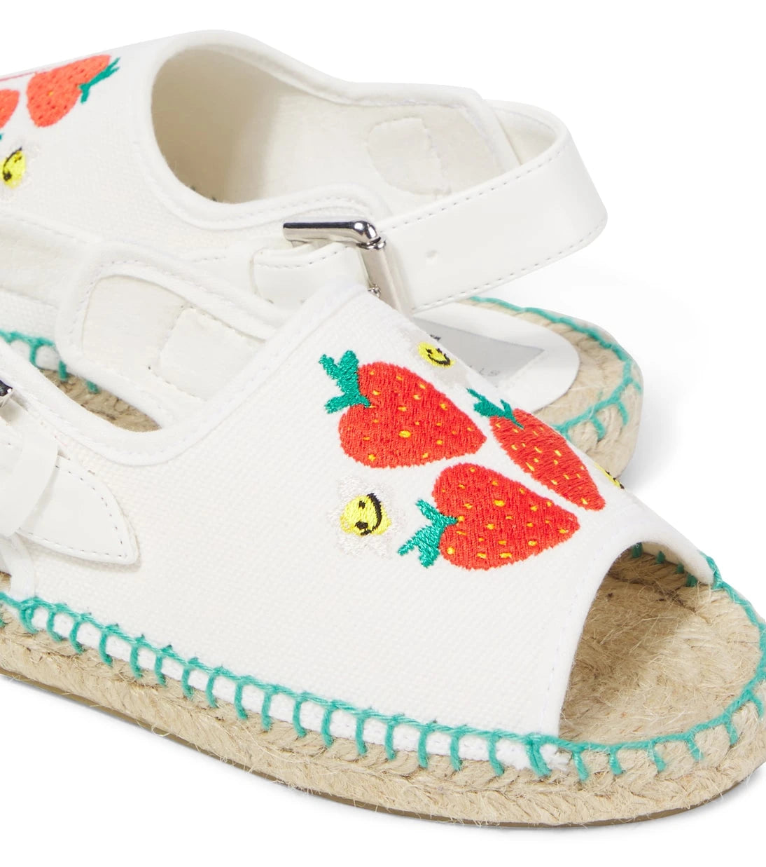Stella McCartney Kids - Embroidered canvas espadrilles