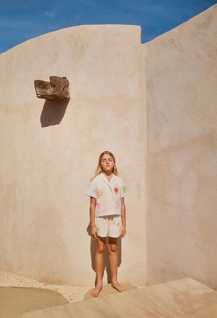 Molo - Annabella embroidered cotton shorts