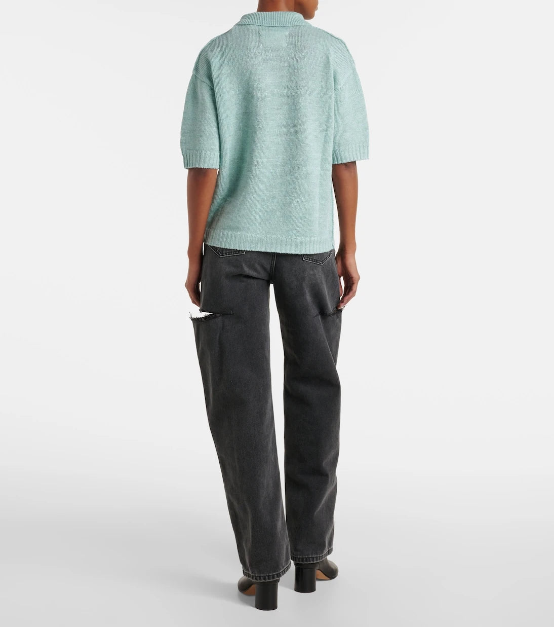 Maison Margiela - Hemp polo sweater