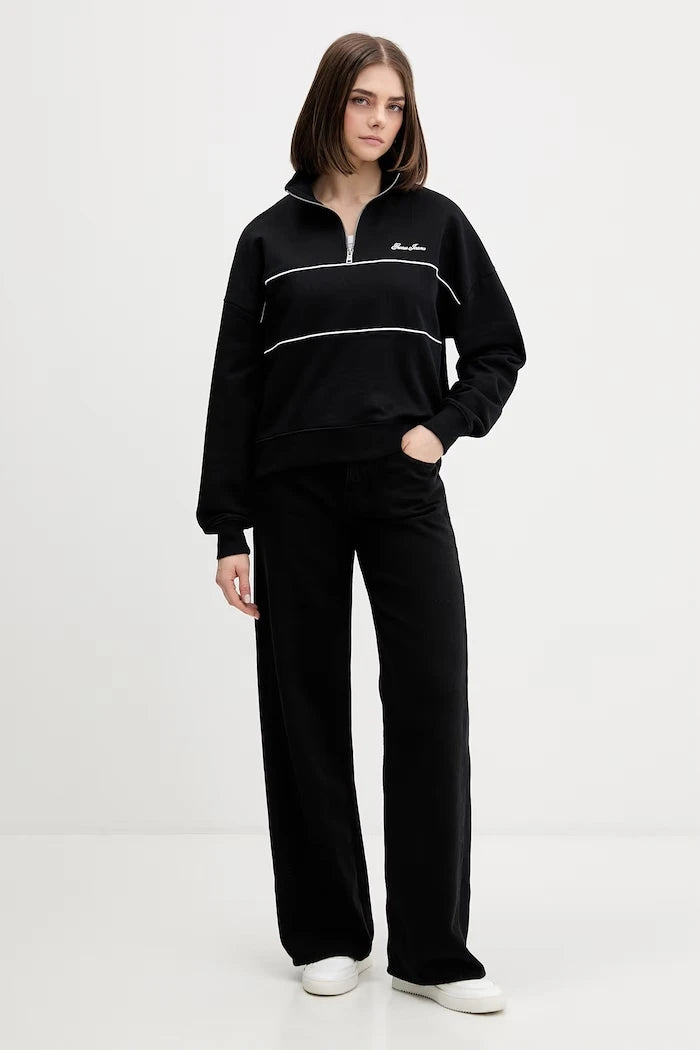 Guess Jeans Kadın Pamuklu Sweatshirt