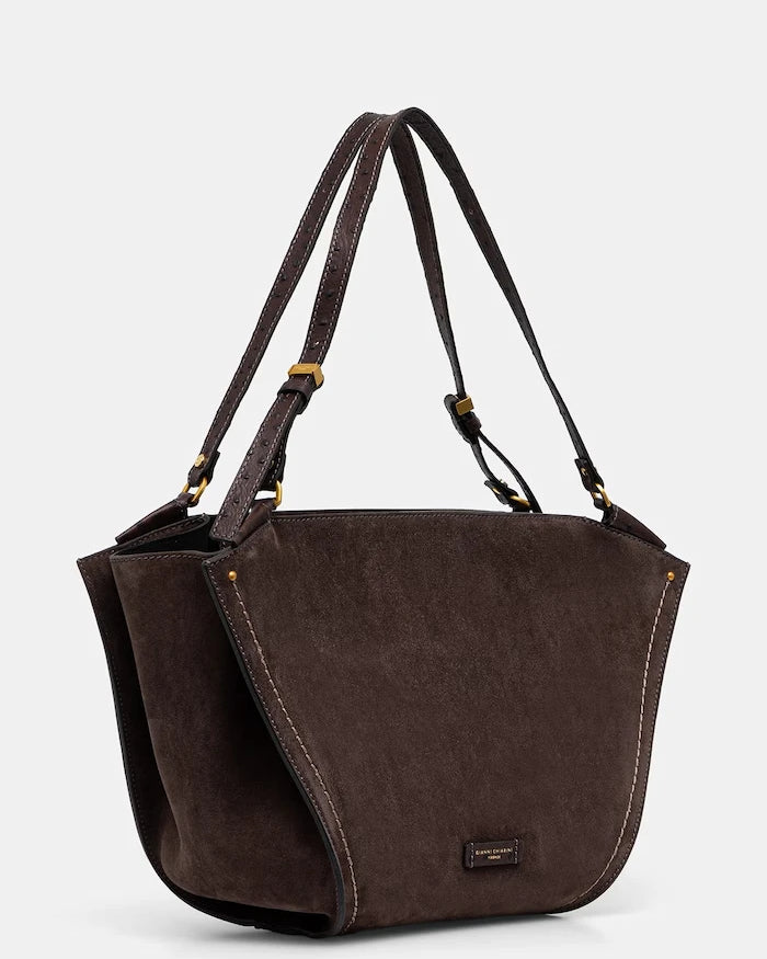 Gianni Chiarini süet kadın tote çanta BLOOM