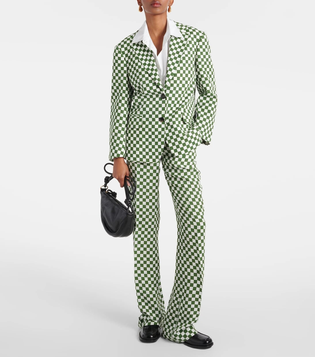 Dries Van Noten - Checked single-breasted blazer