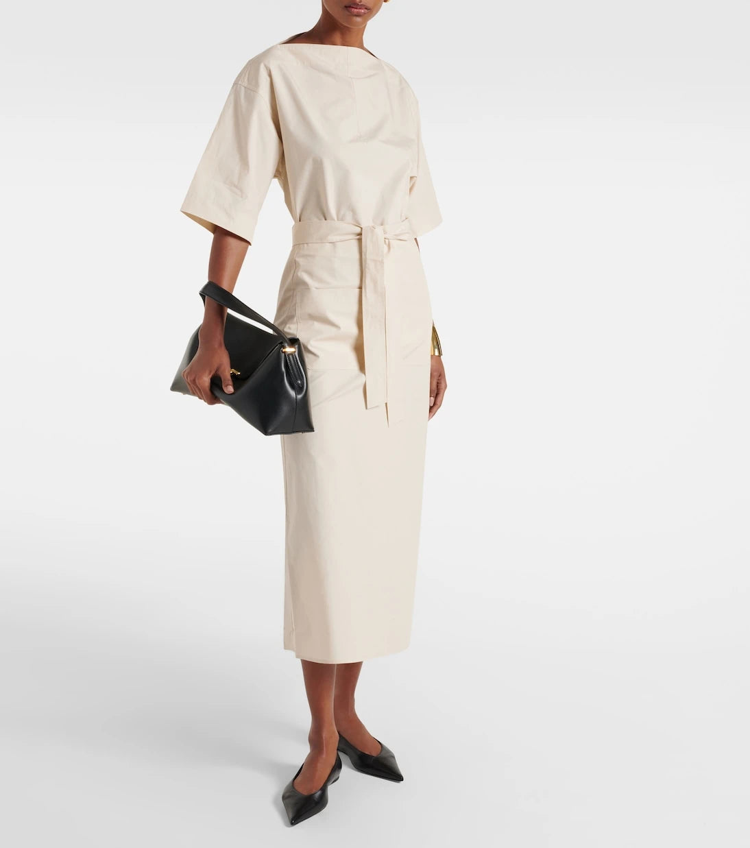 Toteme - Cotton midi skirt