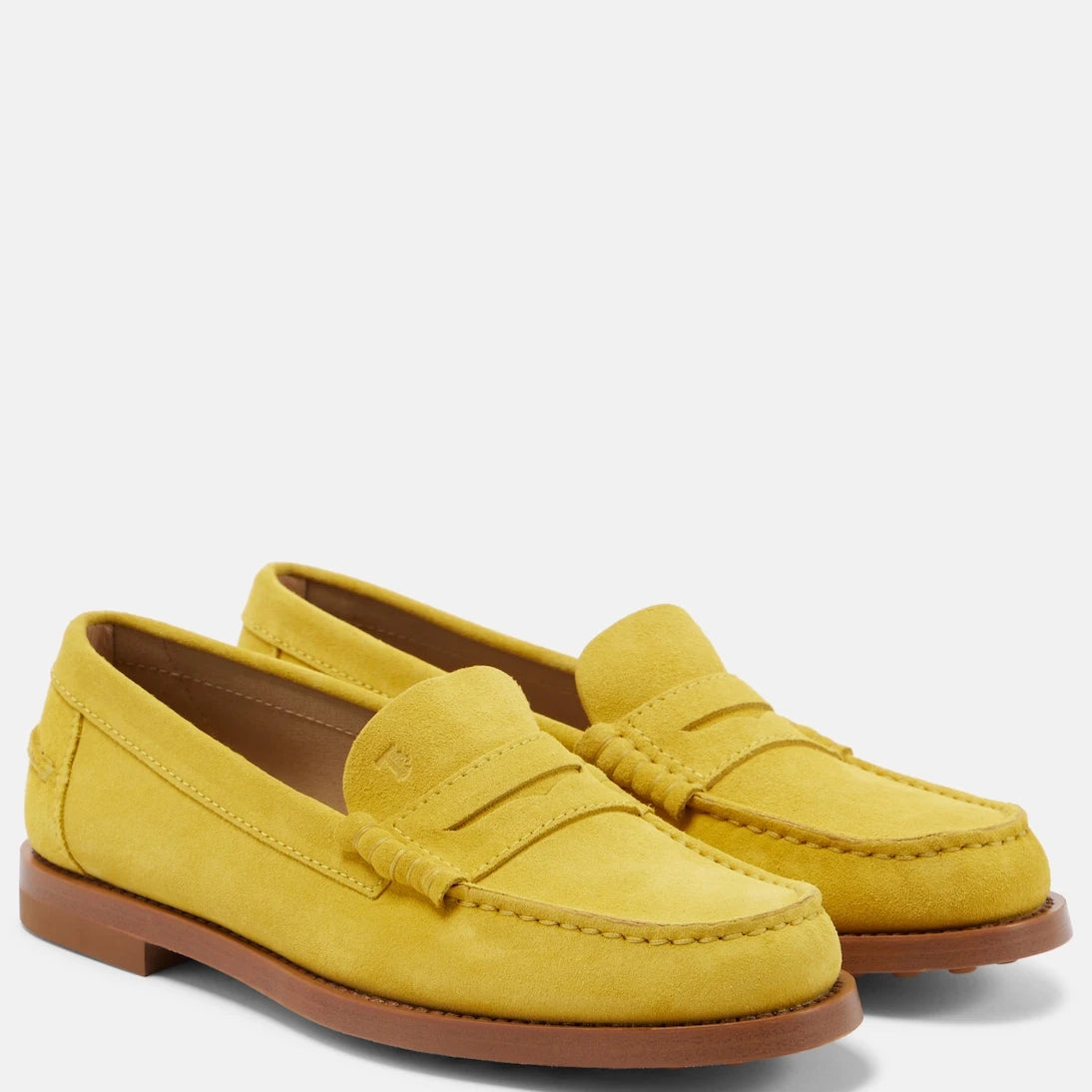 Tod's - Suede penny loafers