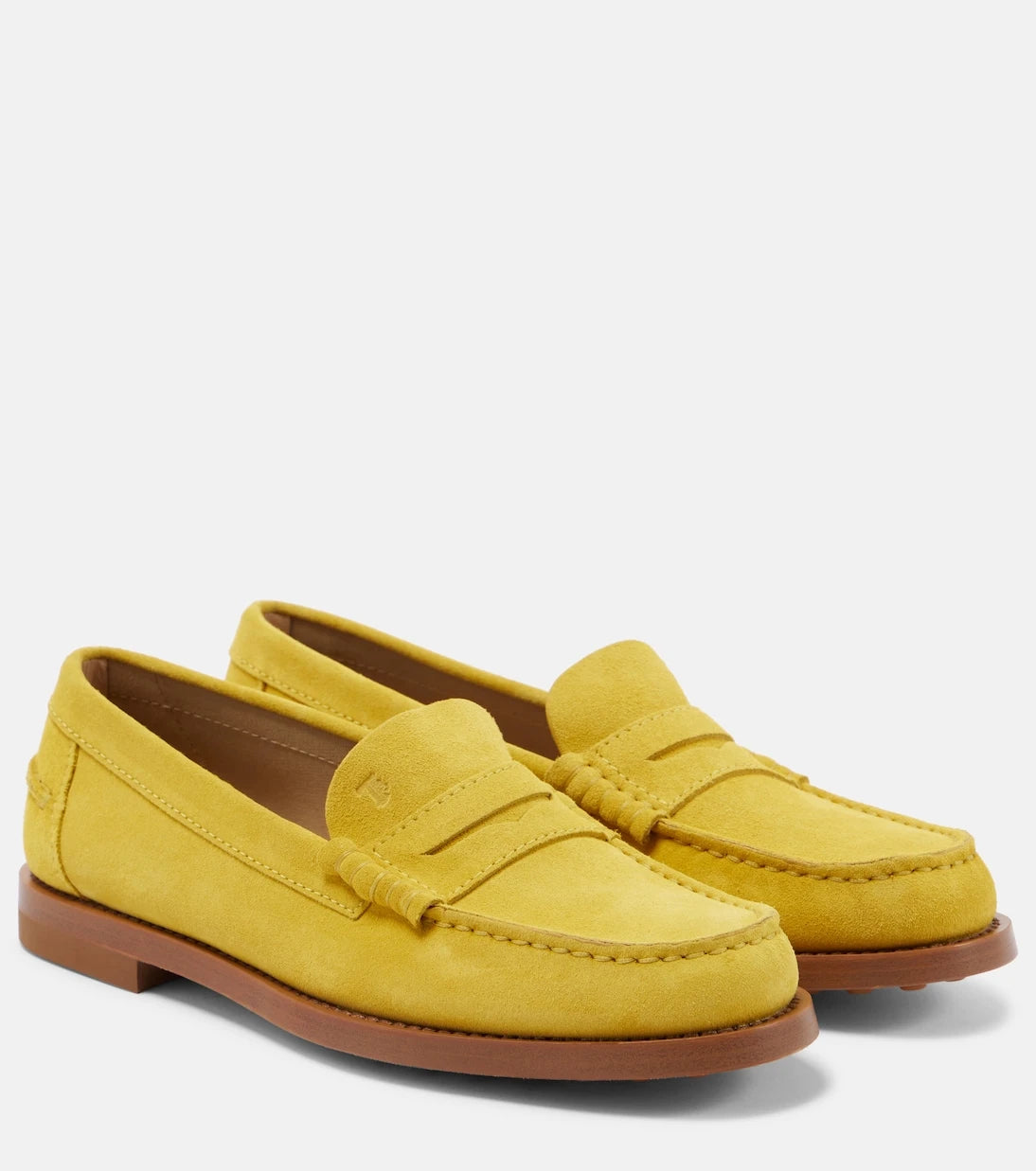 Tod's - Suede penny loafers