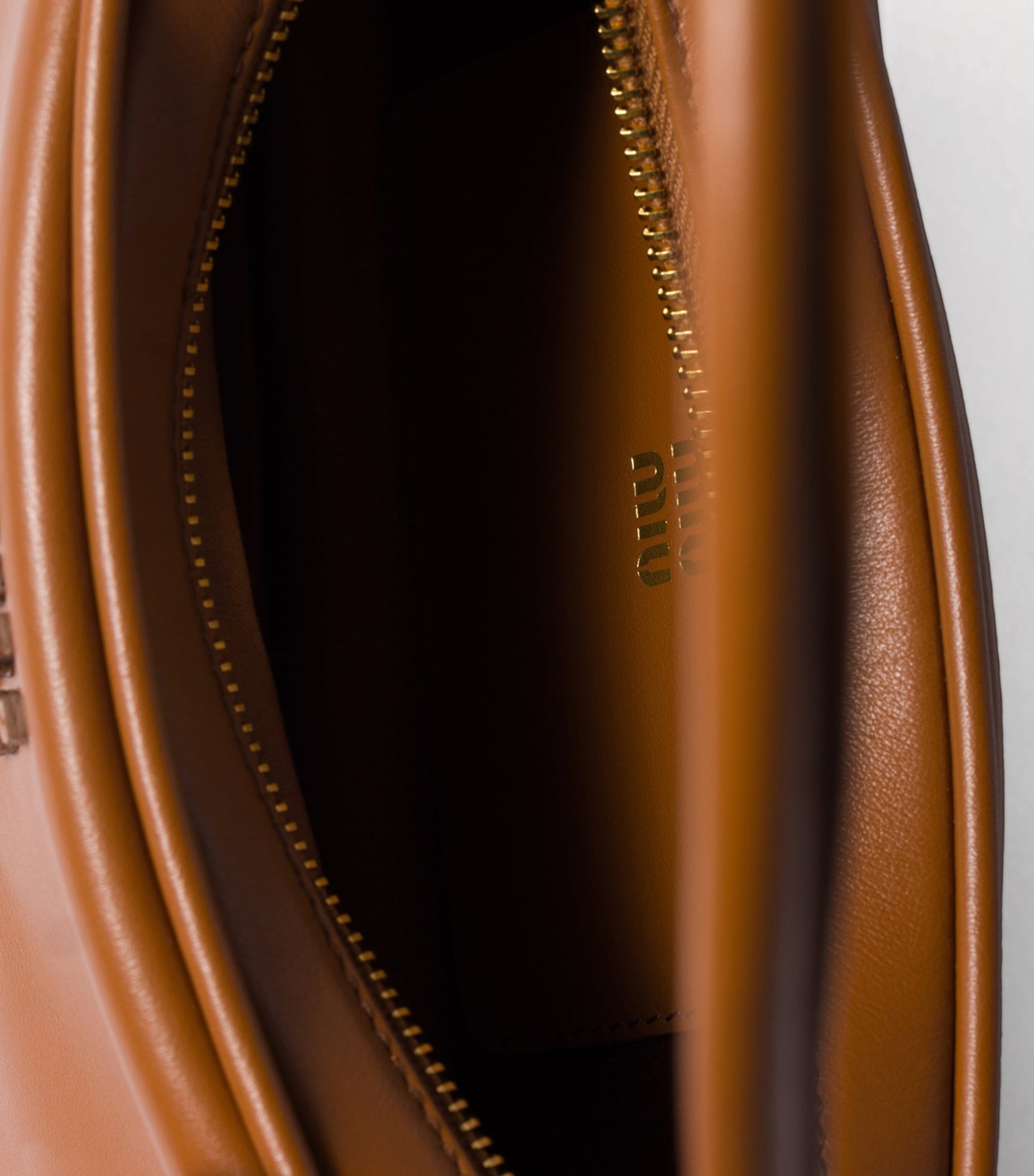 Miu Miu Brown Leather Pouch