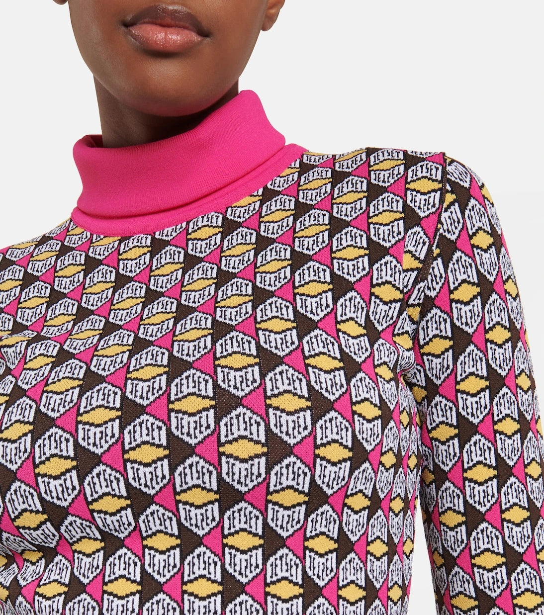Jet Set - Logo turtleneck sweater