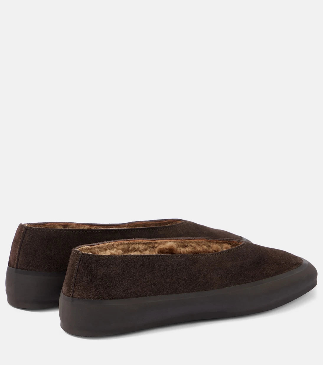 Le Monde Béryl - Apres Ski shearling-lined suede ballet flats