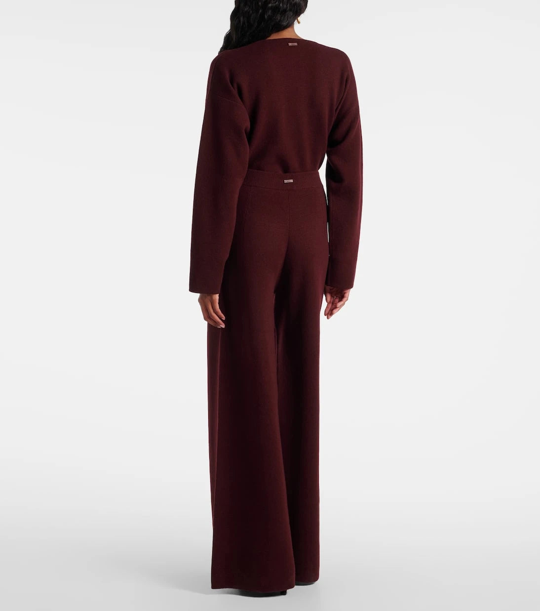 Max Mara - Judy wool and cashmere wide-leg pants