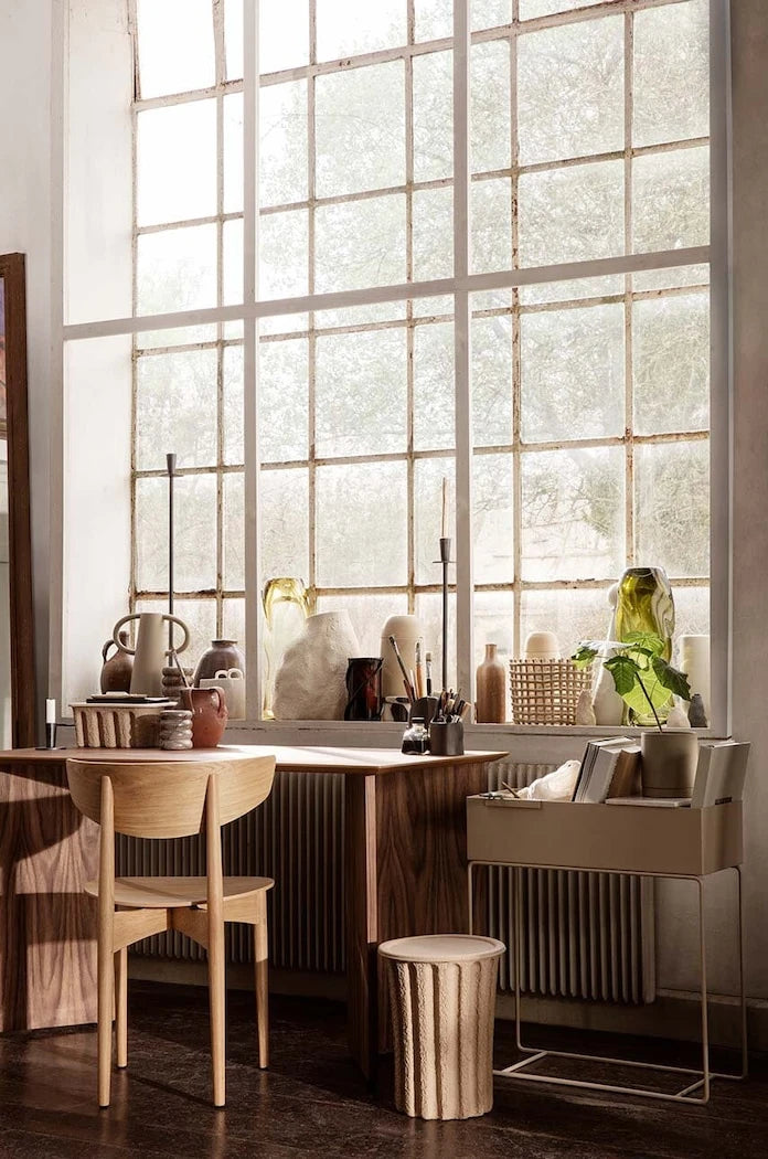 Саксия със стойка ferm LIVING Plant Box 60 x 65 x 25 cm.