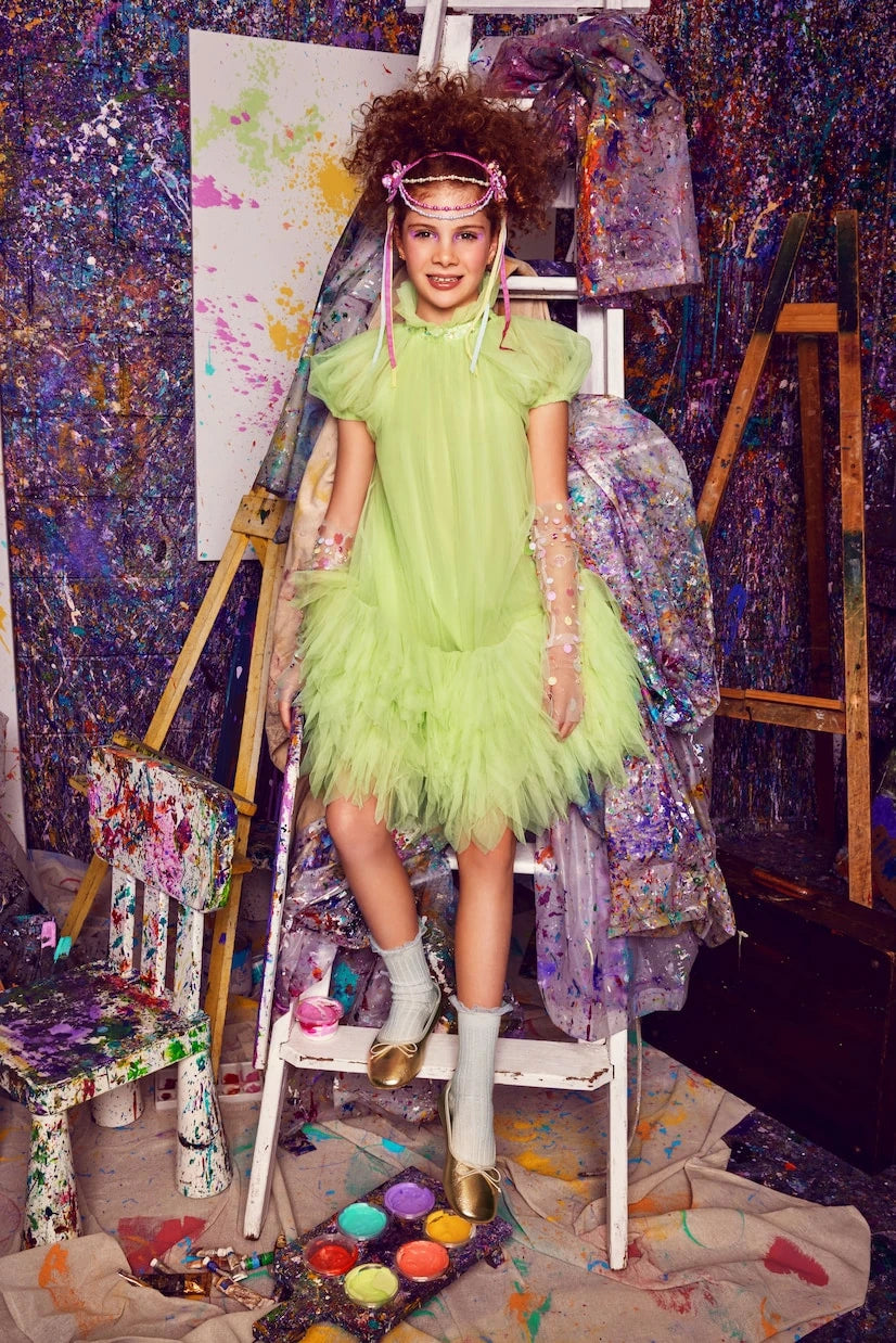 Tutu Du Monde - Patina ruffled tulle dress