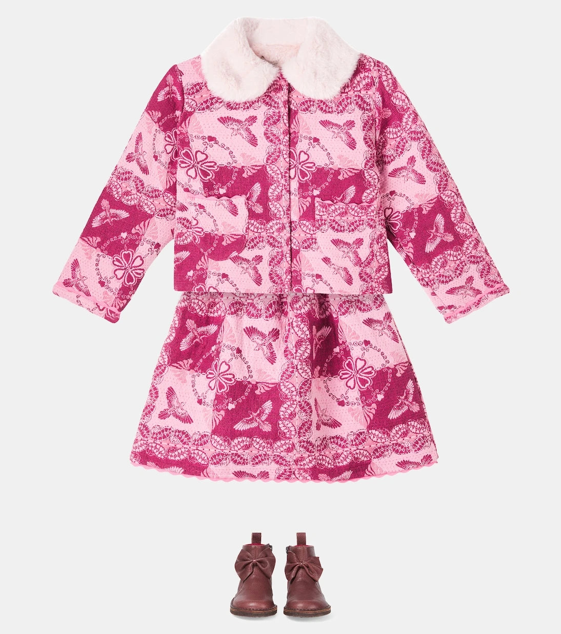 Bebe Organic - Nina needlepoint cotton-blend jacket