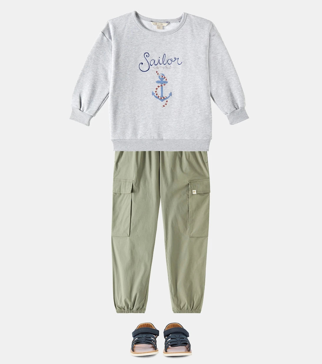 Konges Sløjd - Lou embroidered cotton-blend sweatshirt