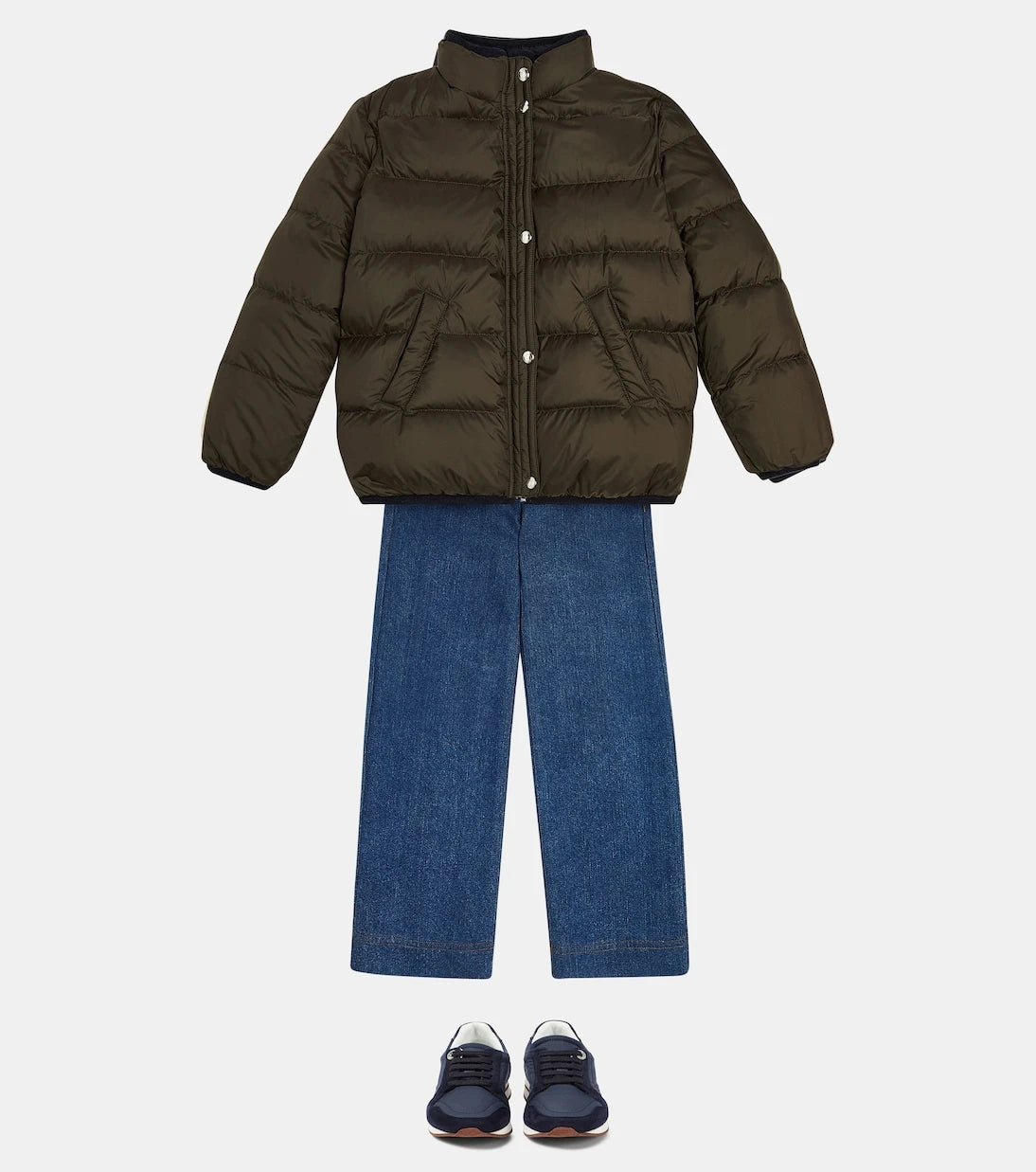 Loro Piana Kids - حذاء رياضي "ماي ويند" من الشمواه