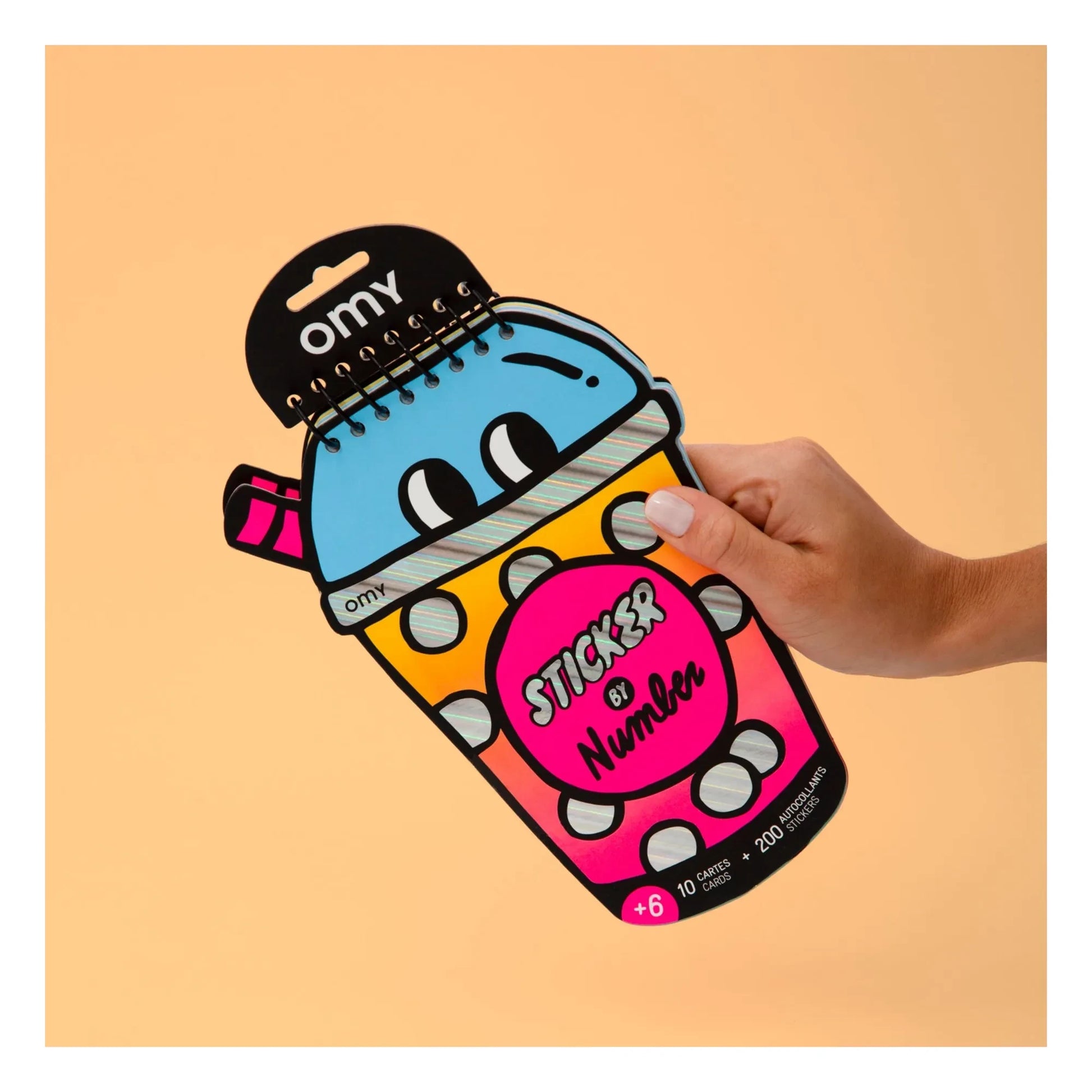 Omy - Bubble Tea activity book with stickers