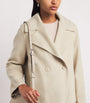 Beige Wool-Silk Rollet Jacket