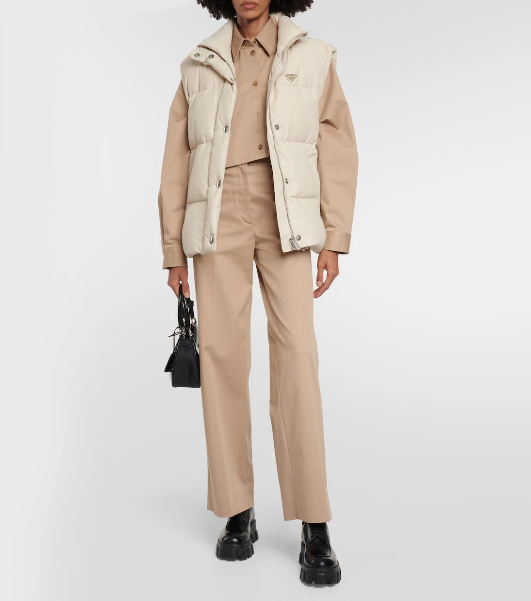Prada - Embellished down vest