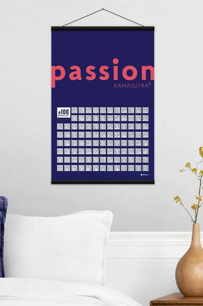Scrеч poster 1DEA.me 100 Bucketlist Kamasutra