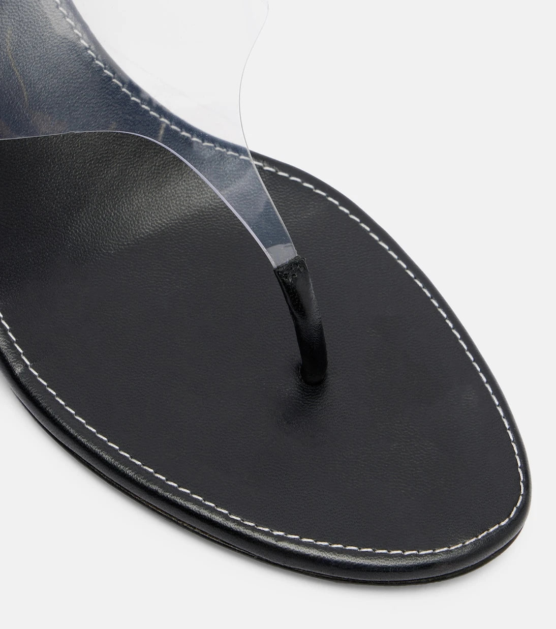 Magda Butrym - Leather and PVC thong sandals