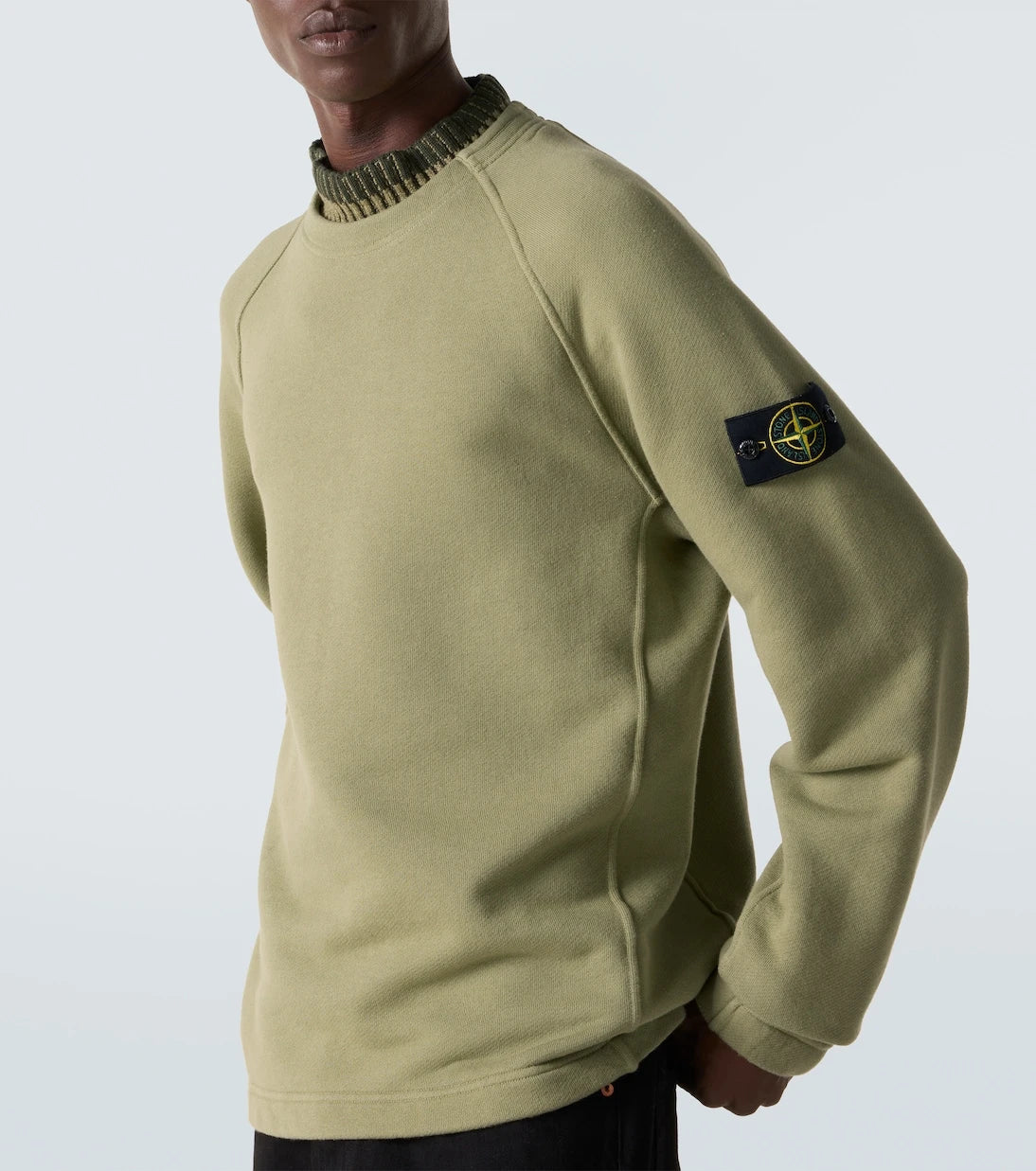 Stone Island - Compass cotton fleece sweatshirt