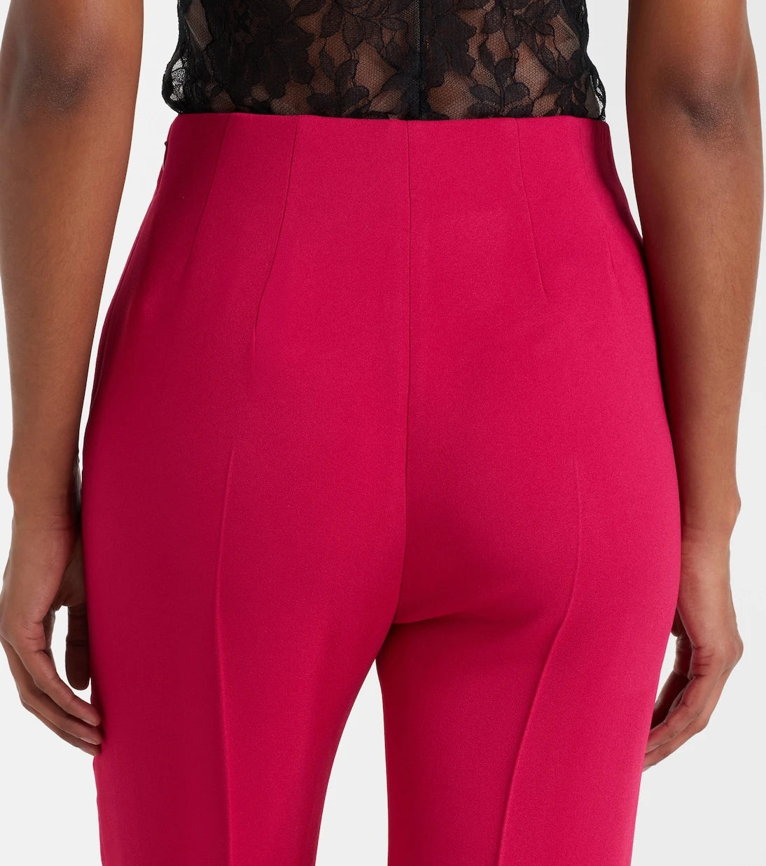 Valentino - Crêpe straight pants