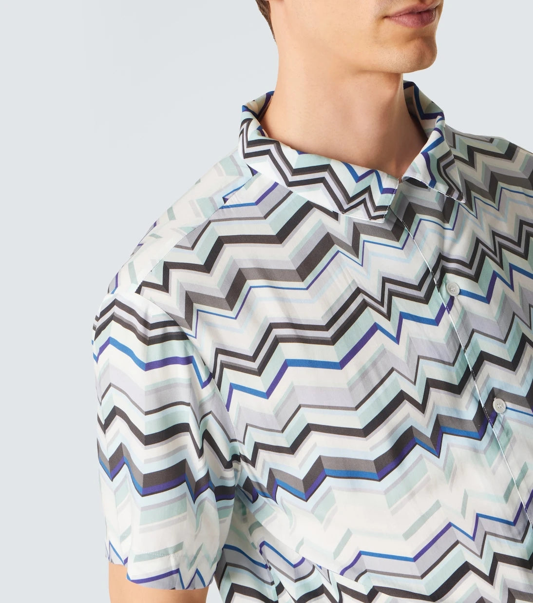 Missoni - Zikzak bowling gömleği