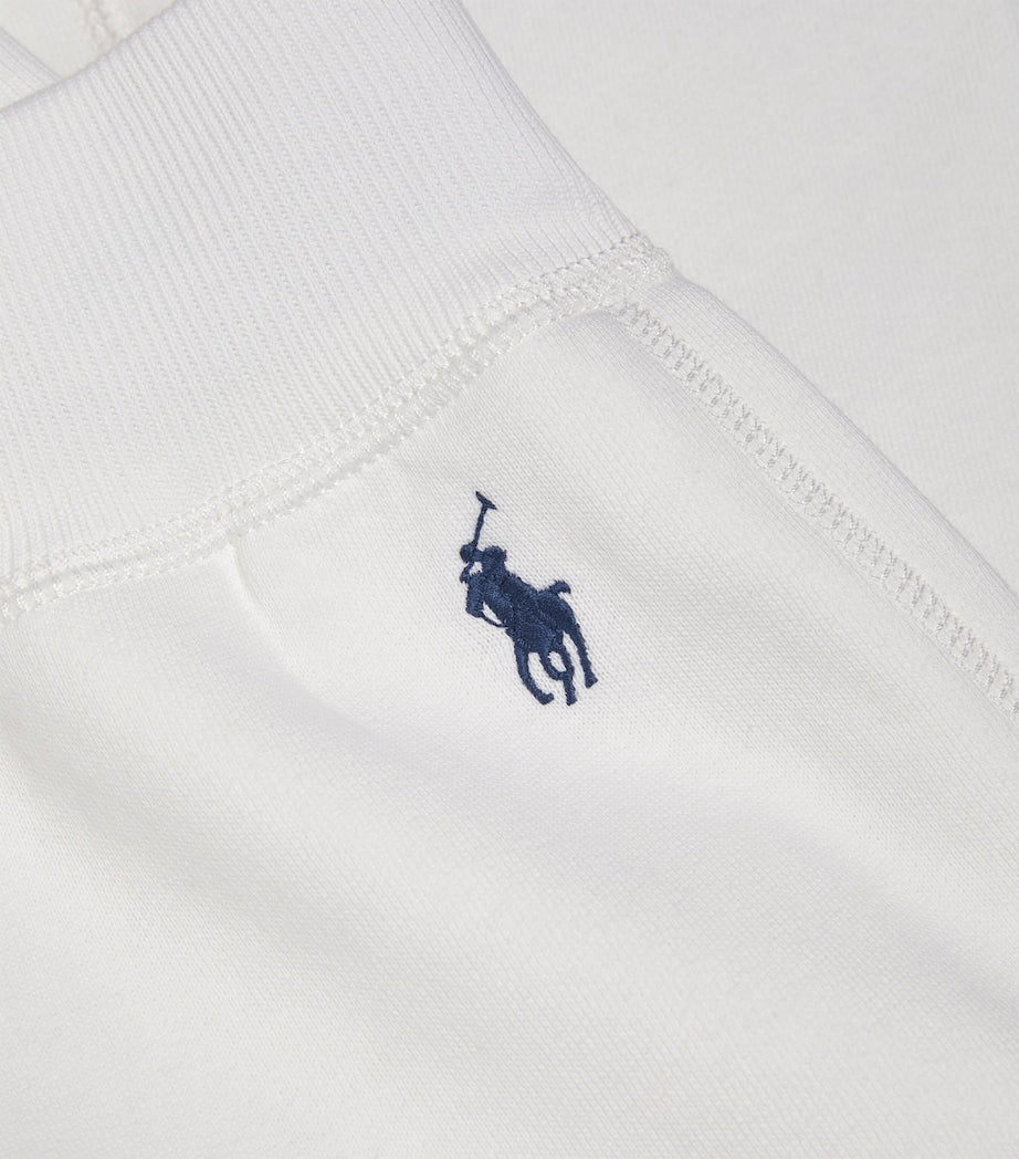 Polo Ralph Lauren White Cropped Sweatpants