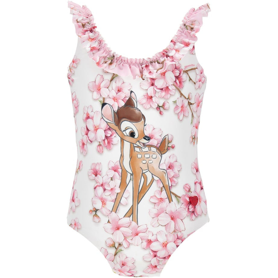 Monnalisa x Disney Bambi Print Swimsuit (4-12 Years)