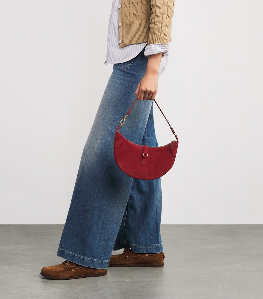 Mini Suede ID Shoulder Bag