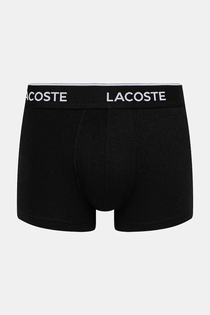 Lacoste erkek pamuklu elastan dar kesim boxer 3'lü