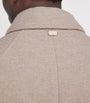 Agnona Brown Alpaca Pressed Spazzolino Overshirt